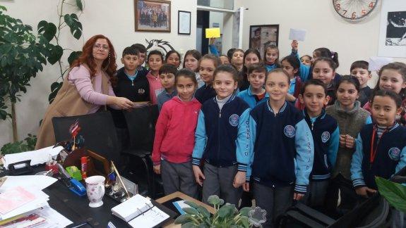 Çınar İlk ve Ortaokulu Afrin´deki "Zeytin Dalı" Operasyonuna Katılan Mehmetçiklere Mektup Yolladı