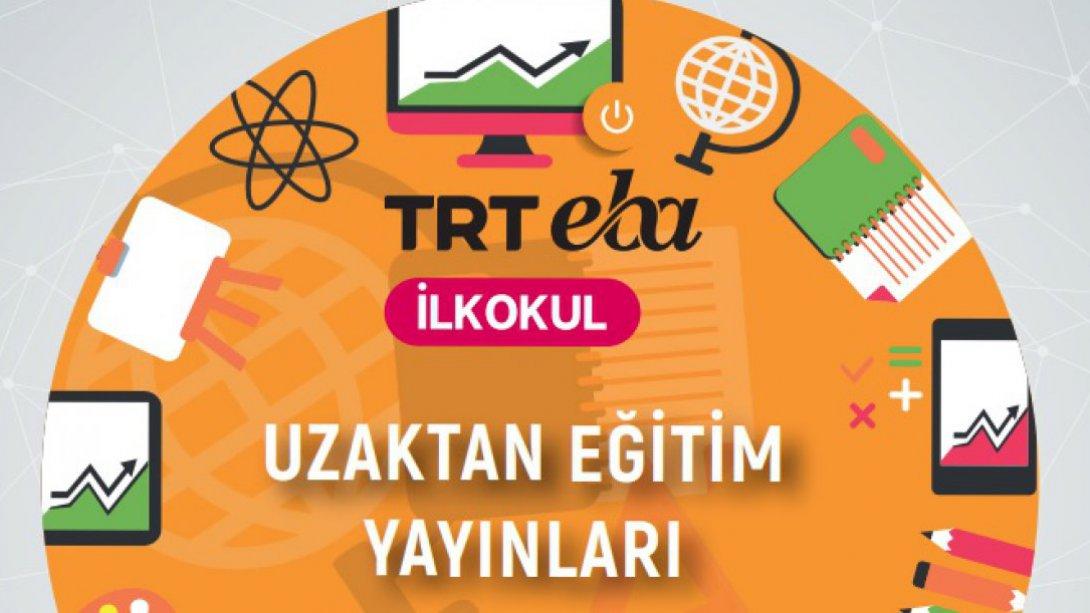23-29 KASIM EBA TV  İLKOKULLAR İçin Uzaktan Eğitim Yayınları 