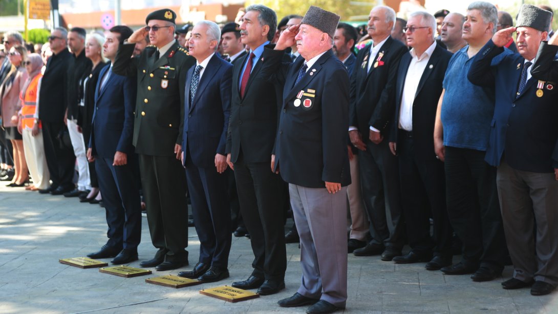 19 EYLÜL GAZİLER GÜNÜ TÖRENLE KUTLANDI