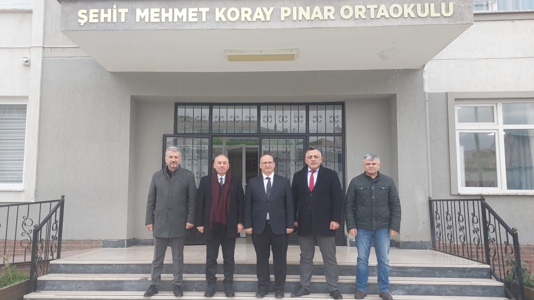 ŞEHİT MEHMET KORAY PINAR ORTAOKULU ZİYARET EDİLDİ