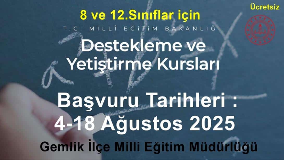 DESTEKLEME VE YETİŞTİRME KURSLARI (DYK) 